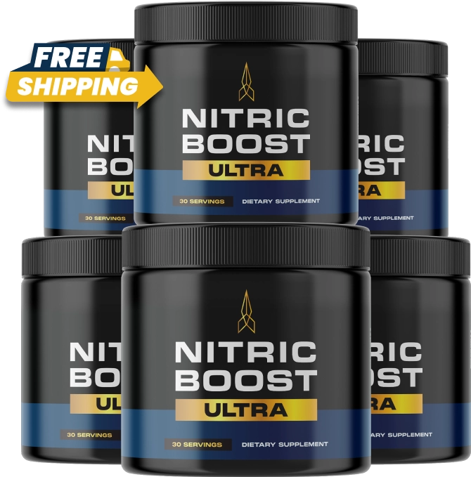 nitric boost natural supplement - 6 bottle